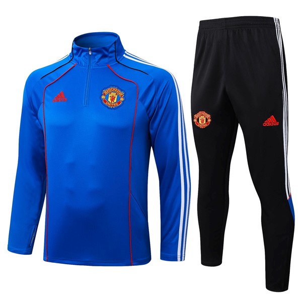 Sudadera De Training Manchester United 2025 2026 Azul 5